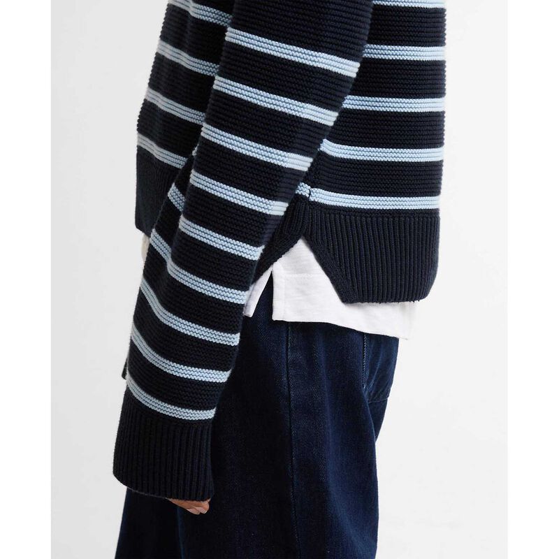 Barbour Hinton Striped Crew Neck Jumper image number 2
